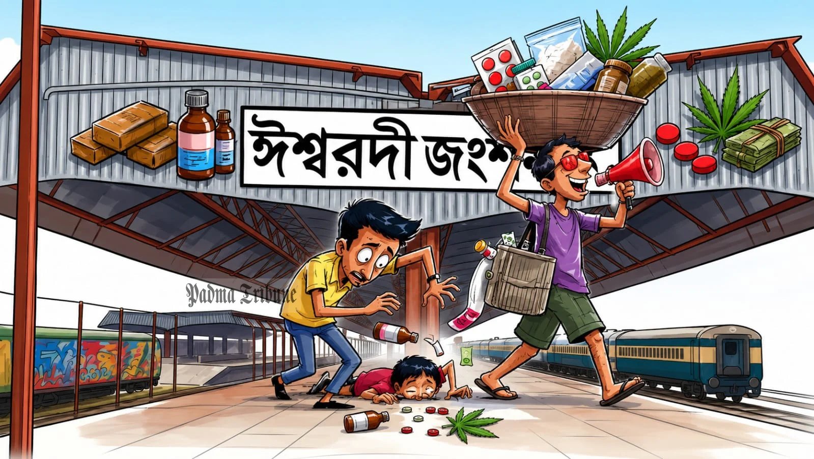 ঈশ্বরদী জংশন রেলওয়ে স্টেশনকে ঘিরে গ্রামেগঞ্জে মাদকের বিস্তার