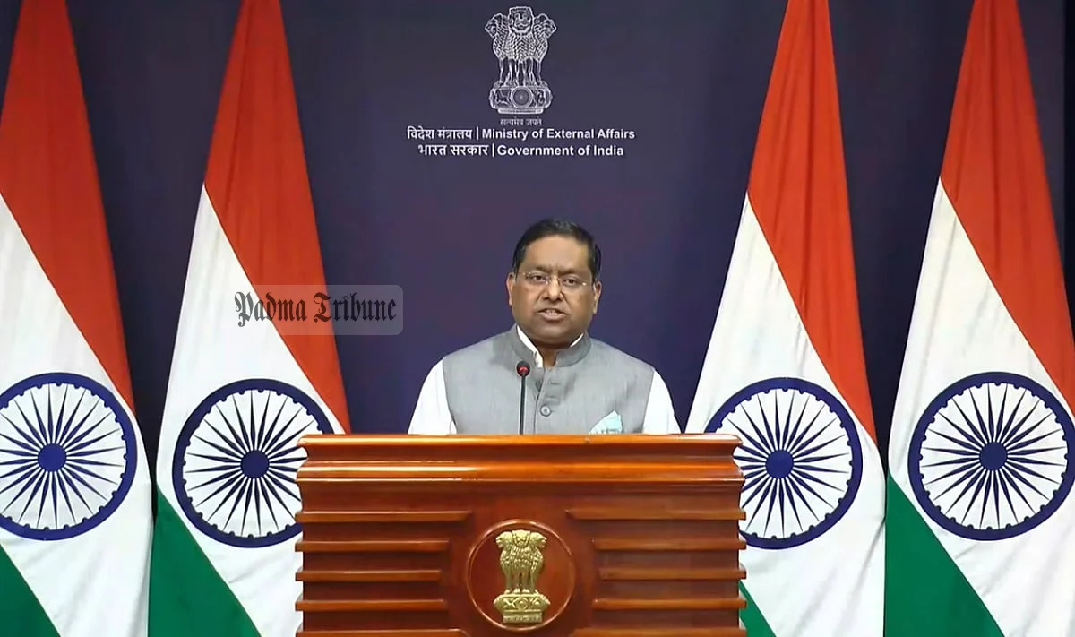 ভারতের পররাষ্ট্র মন্ত্রণালয়ের মুখপাত্র রণধীর জয়সোয়াল