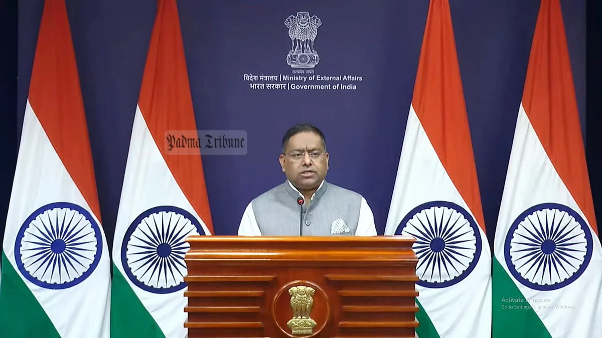 ভারতের পররাষ্ট্র মন্ত্রণালয়ের মুখপাত্র রণধীর জয়সোয়াল